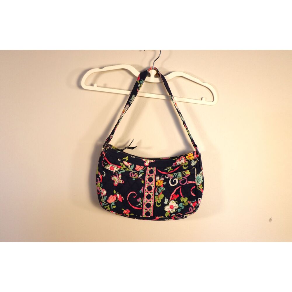 Vera Bradley Ribbons Shoulder Bag – Retired Pattern Quilted Floral